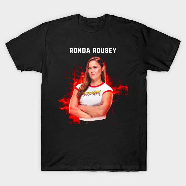 Ronda Rousey T-Shirt by Crystal and Diamond